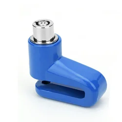Premium Anti - Theft Disc Brake Lock for Motorcycles and Bicycles (BLUE)