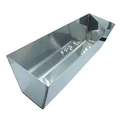 Stainless Steel Mud Pan Durable Rustproof Scraping Bar for Quicker Knife Cleaning DIY Drywall Tool Tray Bucket Woodworking