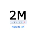 2.0m (Right to left)