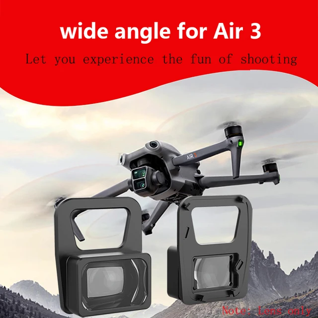 Filtre d'objectif grand angle pour DJI Air 3,cadre en aluminium,verre  optique de haute qualité,accessoires de - wide-angle lens - Cdiscount  Appareil Photo