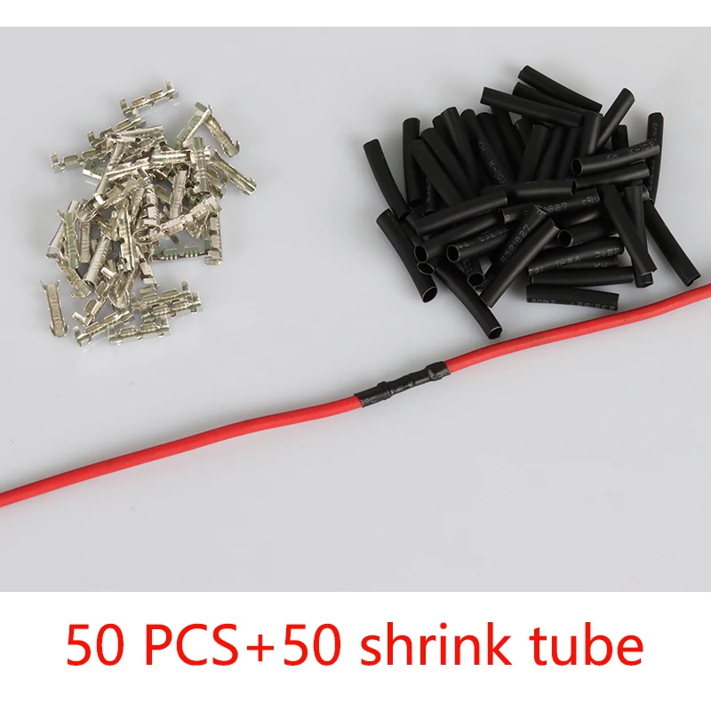 50 Pcs Silver-Tube