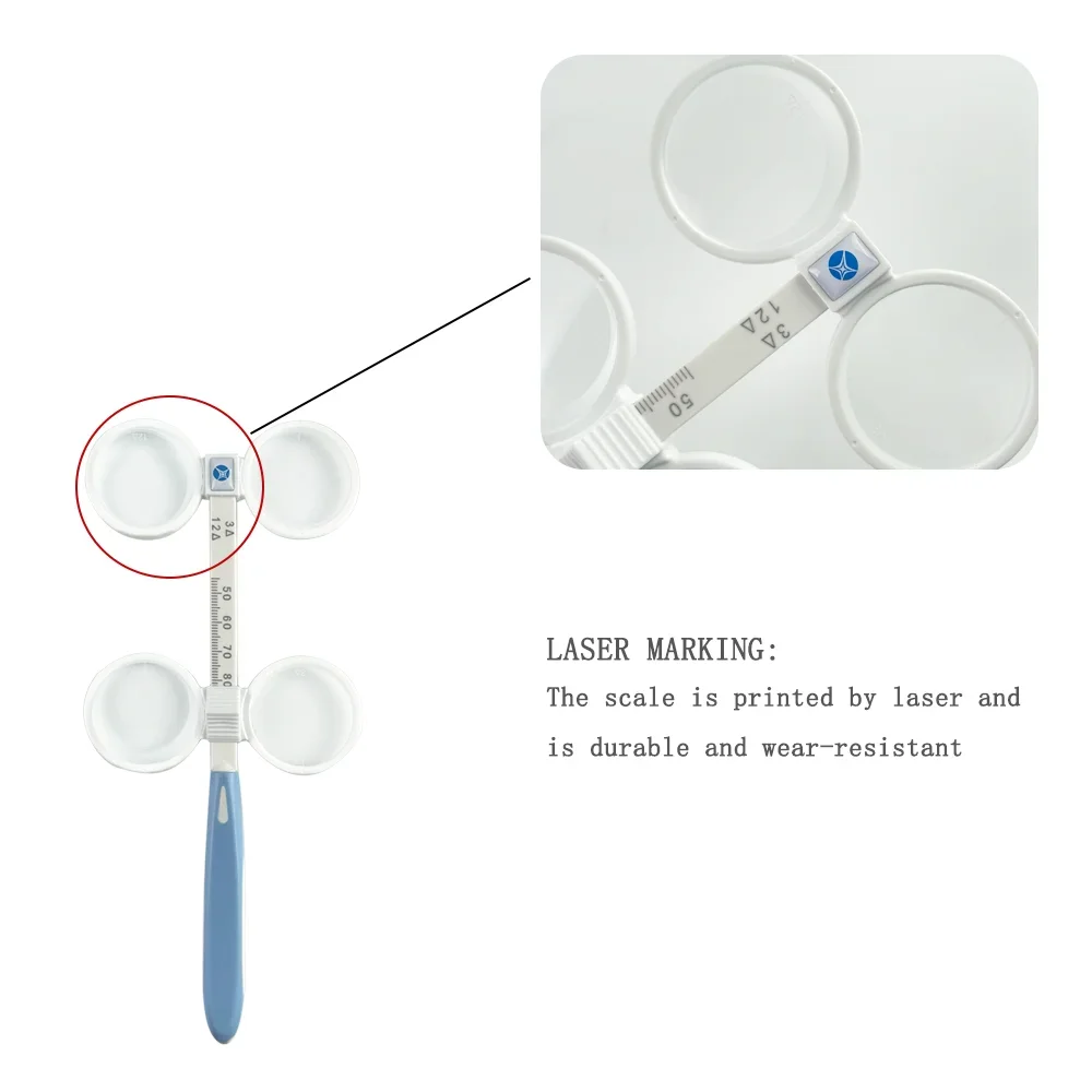 High Quality Optical Adjustable Optometry Prism 3/12△ Lens Flipper With Accessories FL-8A