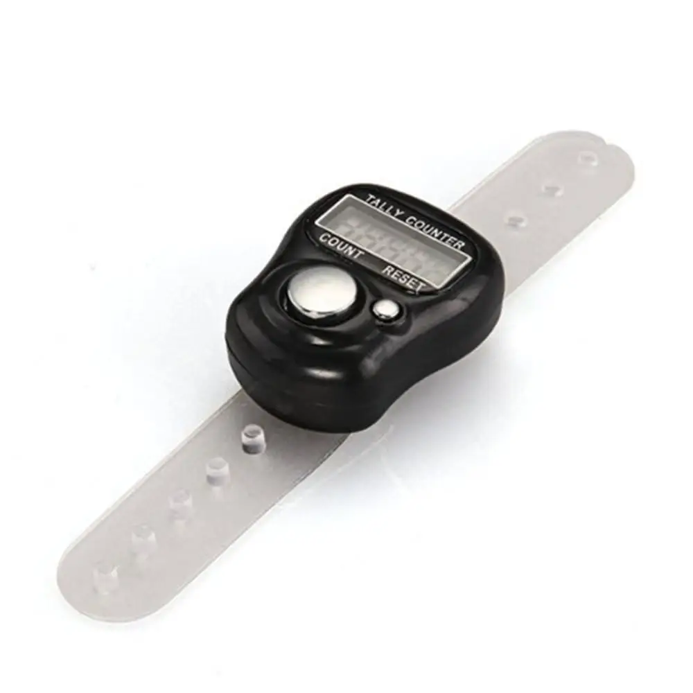 Electronic Digital Finger Ring Tally Counter Hand Held Knitting Row Counter Clicker Mini LCD Marker Counting Device hand tally counter