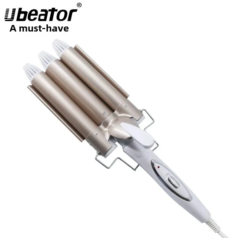 Lazy Egg Roller Hair Curling Iron Three-Pronged Wave Pattern Easy Baking Hair Care Tool Professional Quality Chinese Manufacture