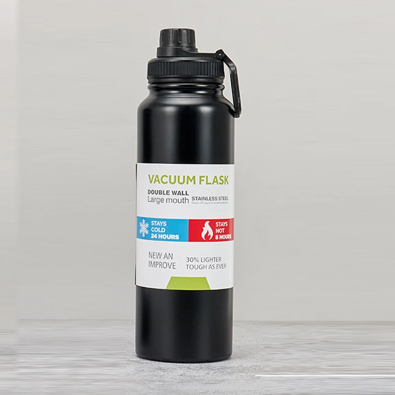 Premium Stainless Steel Insulated Thermos Bottle - 800/1000ML - Durable Outdoor Sports Thermal Mug with Hot & Cold Retention