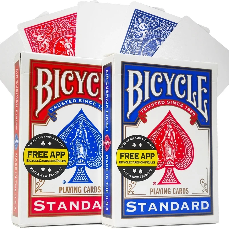 Bicycle Rider Back Red/Blue Back Blank Face Playing Cards Gaff Deck Magic Cards Special Props Close Up Magic Tricks playing cards