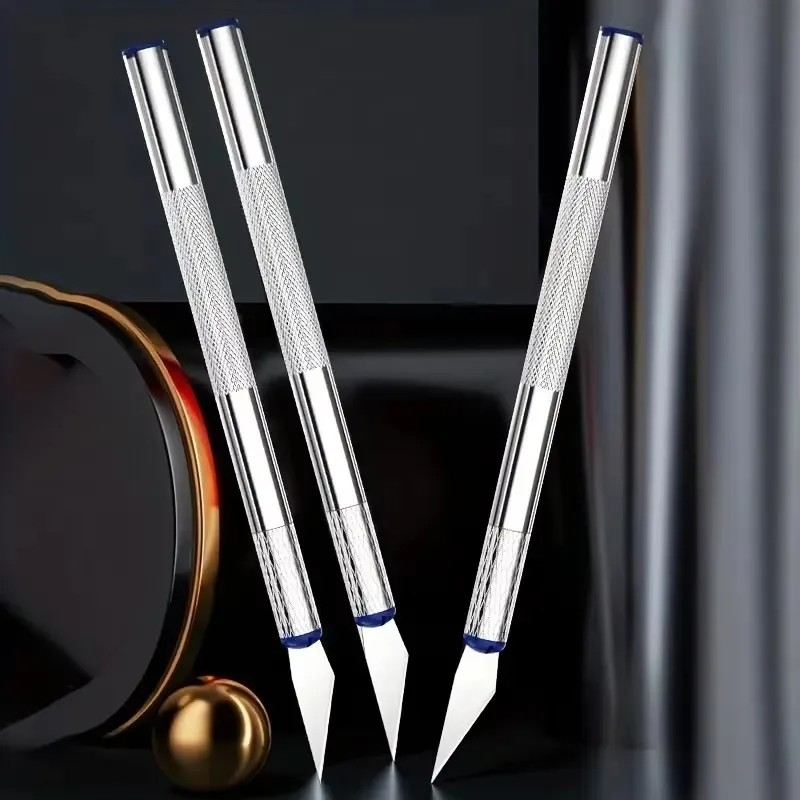 13pcs Carving Knife Craft Sculpture Paper Cutting Blade Precision Engraving Cutter Non Slip Hand Tool Diy Art Hobby Repair Set, Alina Gadgets