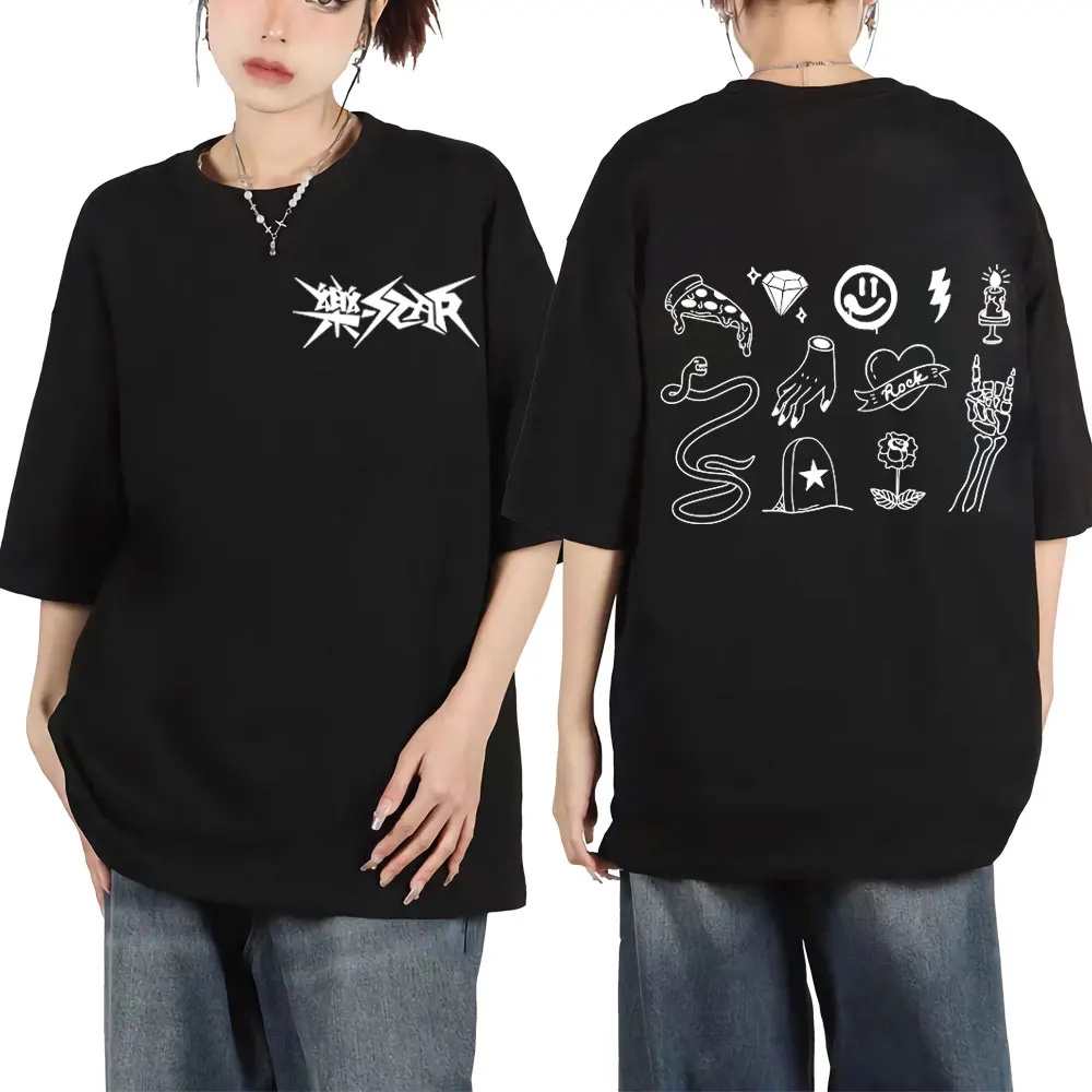 

Hot Band Stray Kids Album Doodle Graphic T Shirts Men and Women Trend Hip Hop Short Sleeve T-shirt Casual Fashion Loose T-shirts