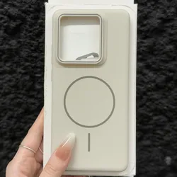Matte Frosted Anti - Fingerprint Slim Hard Case with Magnet for Realme Neo7x (Beige)