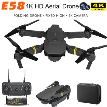 E88/E58 Mini Drone Professionale 4K HD Macchina Fotografica Evitamento Ostacoli Fotografia Aerea Brushless Pieghevole Quadcopter Giocattoli Regali