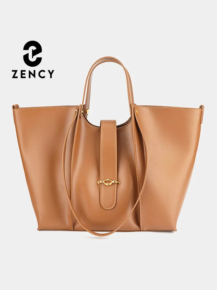 Zency Luxury Brand Soft Geniune Leather Female Handbag High