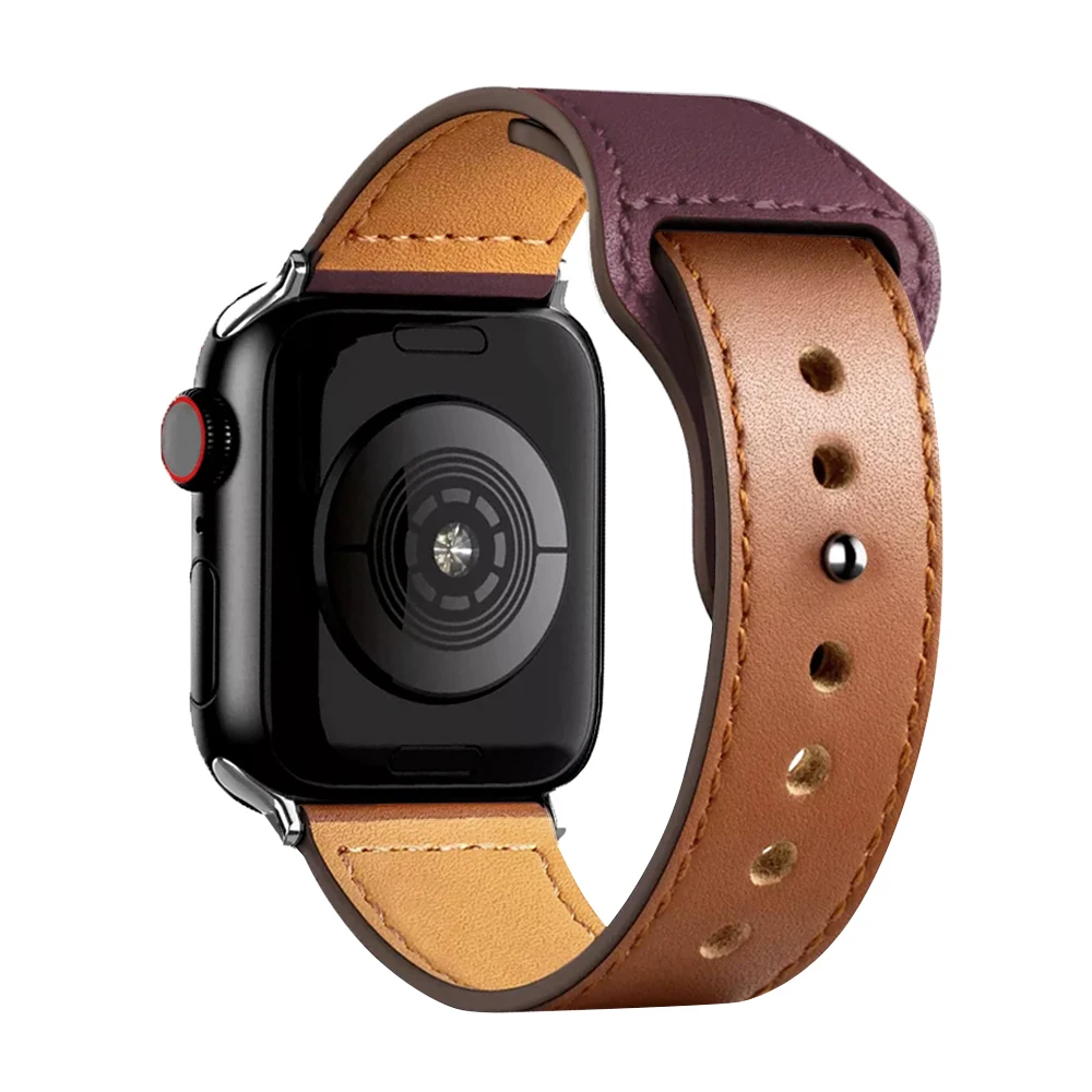 Elegant Leather Strap for Smartwatch - Premium Wristband Bracelet