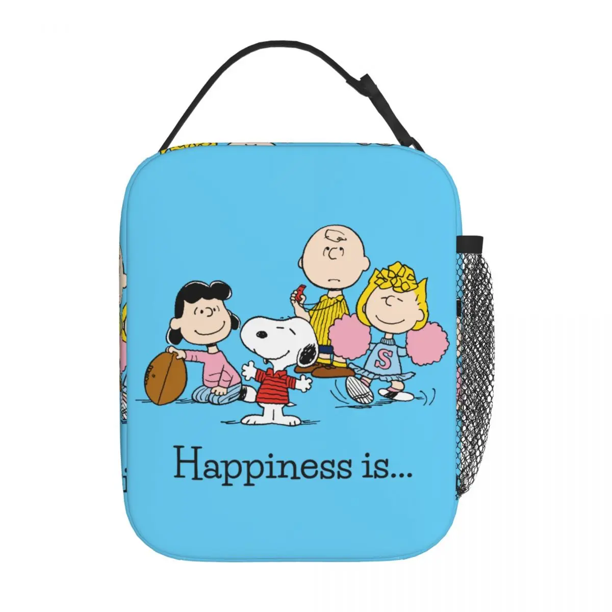 thumbnail image 1 of Bolsa térmica para el almuerzo con diseño de Snoopy y Charlie Brown, contenedor de alimentos con diseño de Peanuts, lonchera térmica portátil para viajes, 1 of 5
