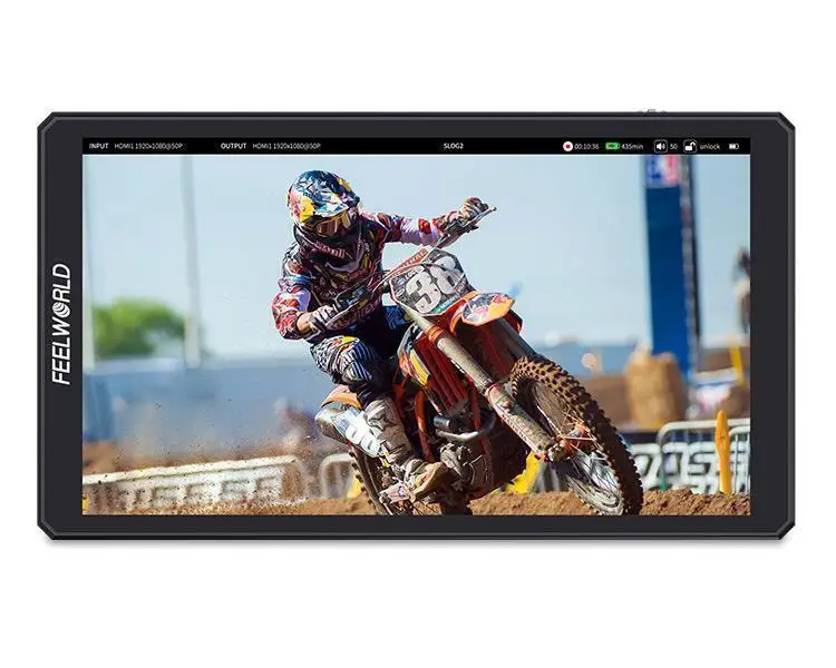FEELWORLD CUT6 6inch 4K 3G-SDI/HDMITouch Screen Video Monitor Recorder FHD Monitor Support IPS 1920x1080 Portable