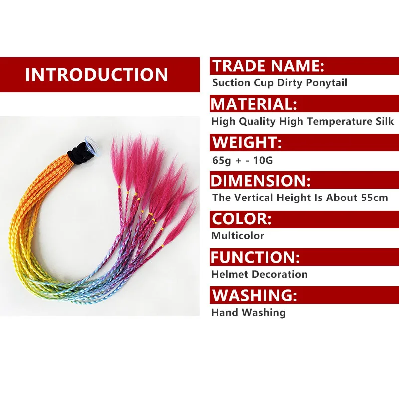 Helmet Braid For Women Motorcycle