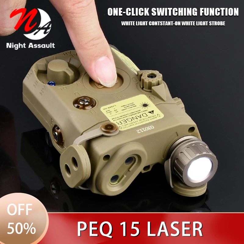 Tacticalpeq15airsoftaccesoriessetdummyNylonplasticWhiteLight