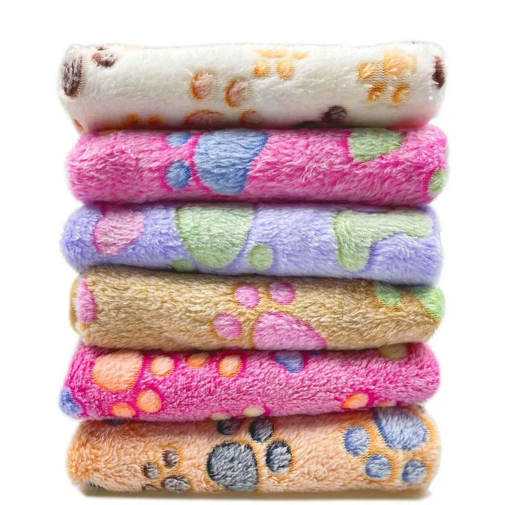 Soft Comfortable  Multi-color optional Bone Pattern Warm Flannel Blanket Winter Quilt Fleece Blanket Pet Blanket