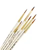 6pcs Professional Micro Fine Liner Detail Paint Brush Set Tiny Miniature Paint Brushes Kit For Watercolor Oil Face Acrylic Nail 5