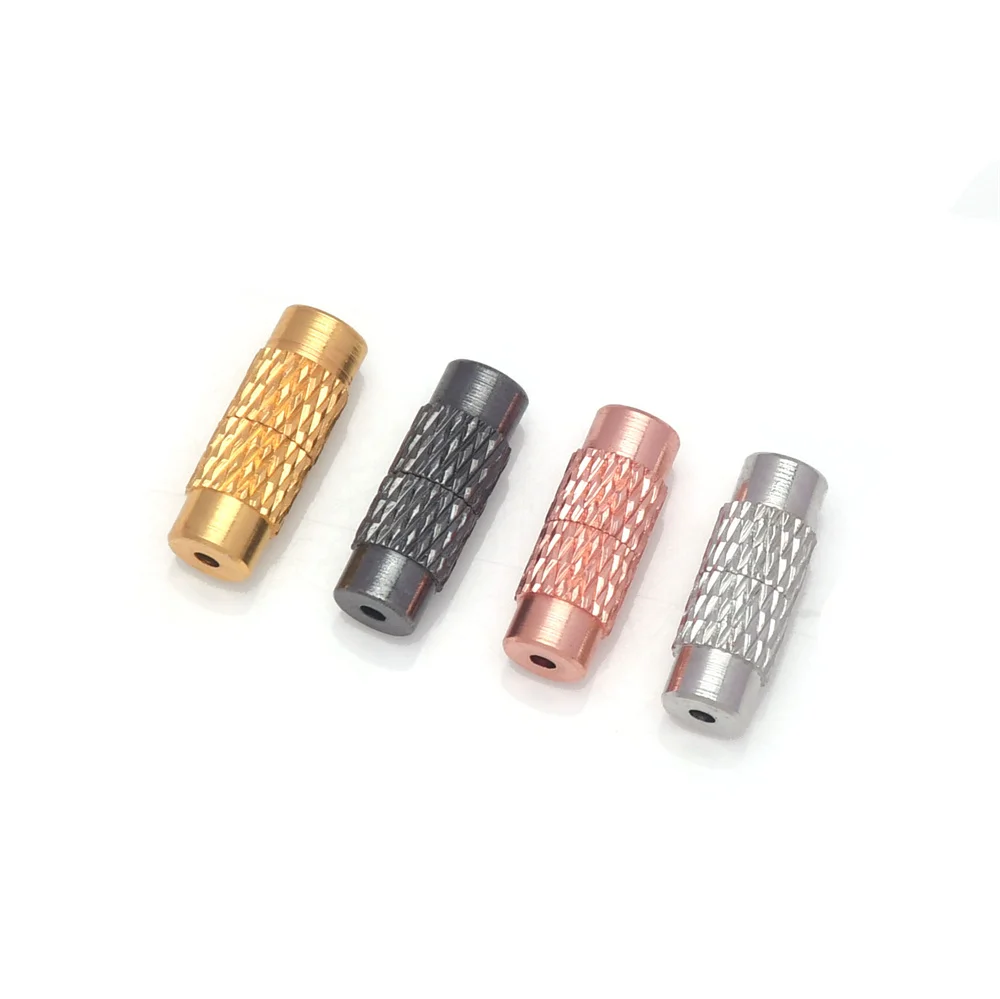 20pcs Brass Column Screw Clasps Barrel Screw Clasp Bracelet Necklace Jewelry Making Findings 4x12mm