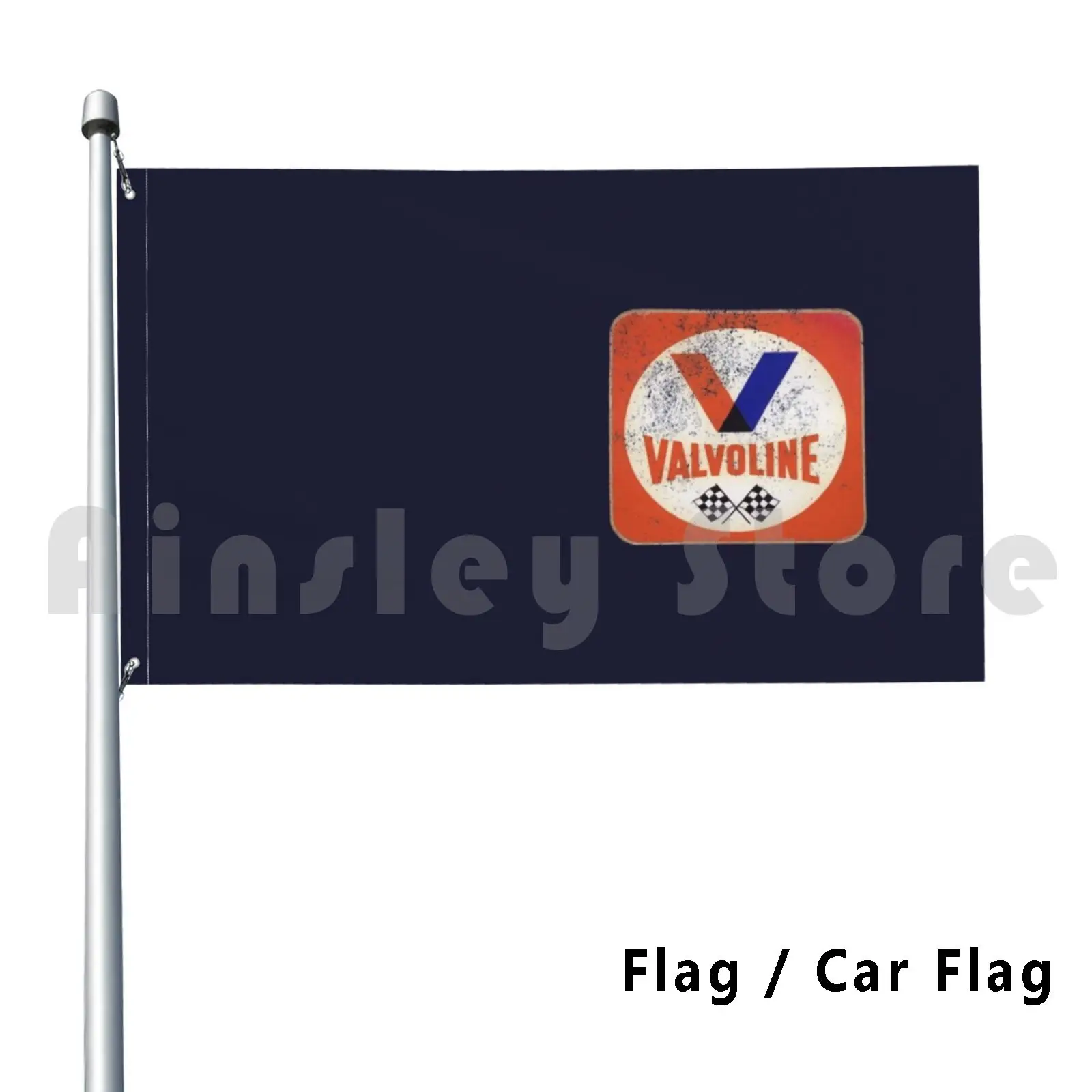 Valvoline Retro Sign Outdoor Decor Flag Car Flag Valvoline Texaco Castrol Oil Engine Motor Racing Cars Veicoli