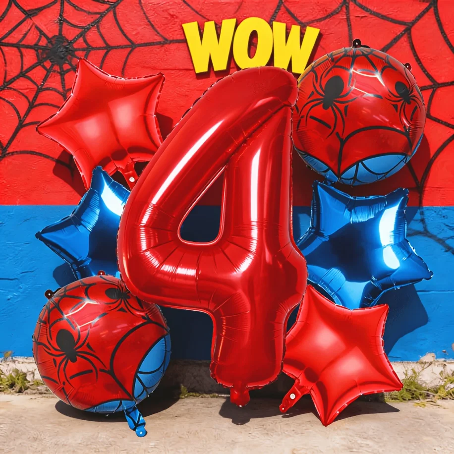 7 Stück 32-Zoll-Digital-Rundballons aus Aluminiumfolie eignen sich für Geburtstagsfeiern und Jubiläumsfeiern. – Detail 5