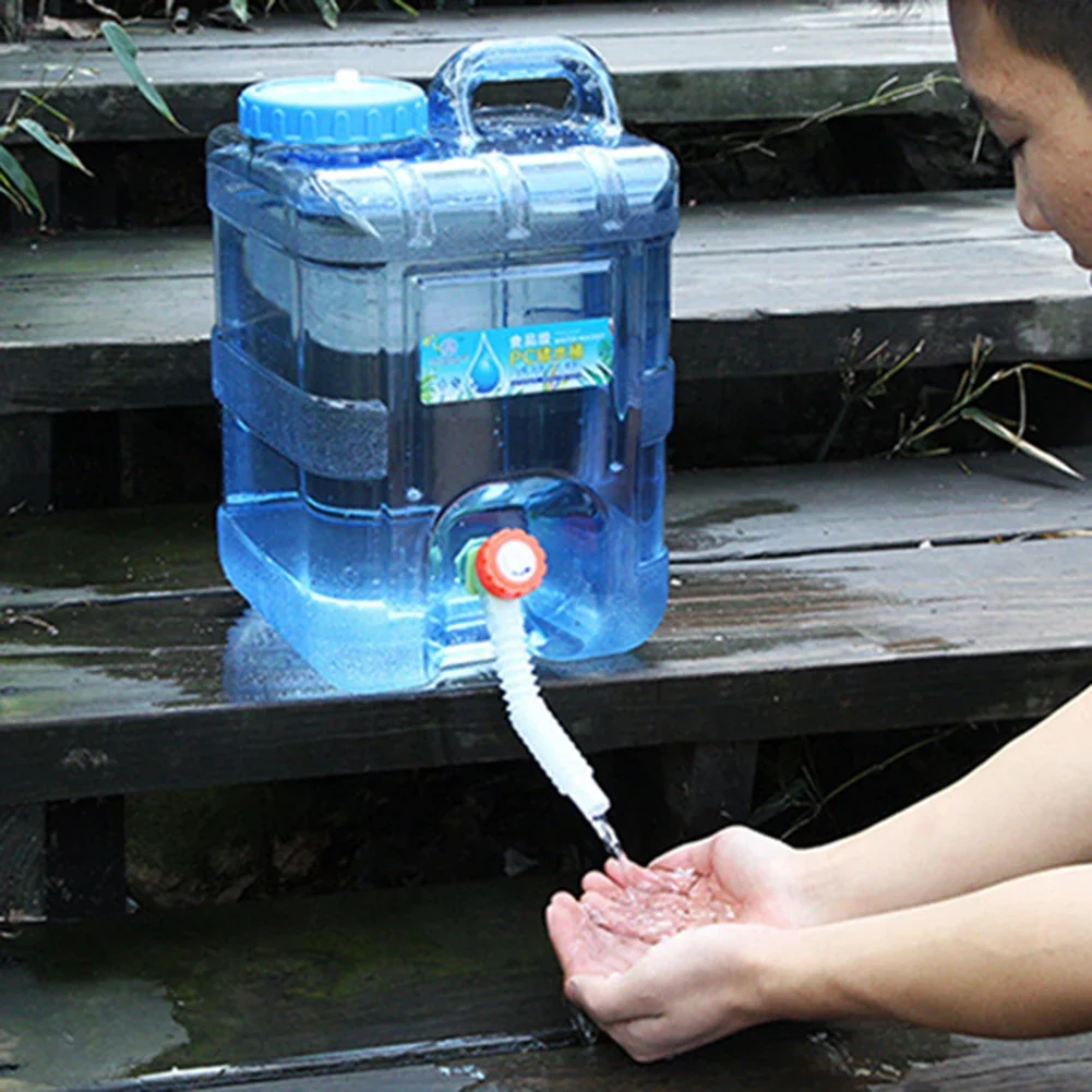 18/20L Camping Water Container Car Water Bucket Leak-proof Large Capacity Canister Tank for Outdoor Travel Driving Camping