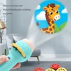 Children Luminous Animal Projection Flashlight Toy Flashlight Baby Early  Education Cute Cartoon Fun Boys And Girls Stall Gift T 5