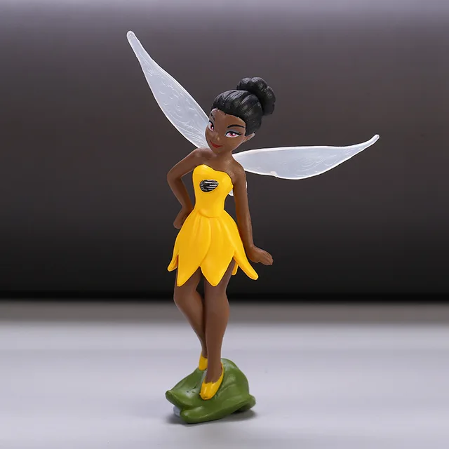 7pcs/set Tinkerbell Disney Flower Faery Fairy Elf Princess PVC Anime Action Figure Mini Model Figurine Girl Model Doll Kids Gift 3