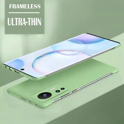 Ultra-Slim Matte Hard PC Shockproof Bumper Case for Xiaomi 12s (Light Green)