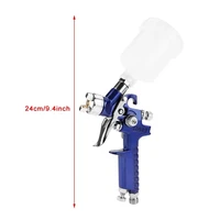 Mini pistolet de pulvérisation pneumatique professionnel, buse 0.8/1.0mm 125ml-pour peinture et réparation de voitures 6