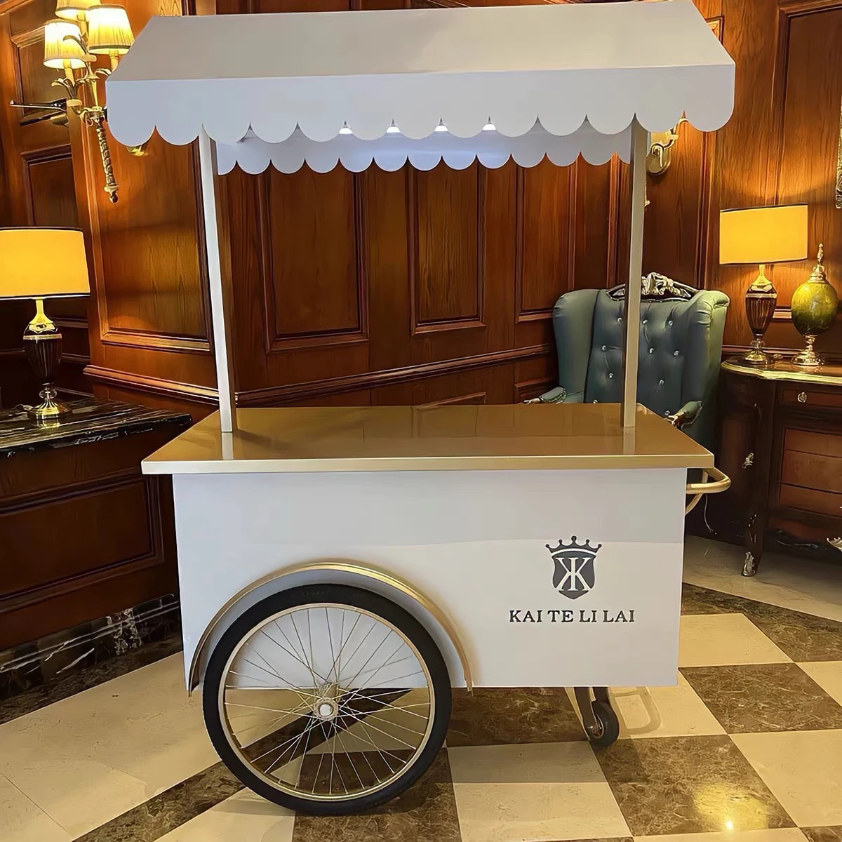 Float trolley mobile coffee activity Internet celebrity food cart trolley cart