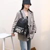 New Women's Ethnic Sle Waterproof Nylon Bapa Printed Bag Casual Simple Sle Soft Handle Bapa for Daily Use