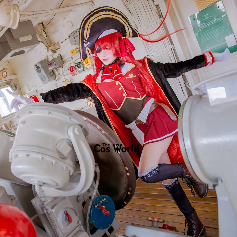 Virtual YouTuber Houshou Marine Outfits Anime Cosplay Costumes - Deutscher Produkttitel: VTuber Houshou Marine Cosplay Outfits 5