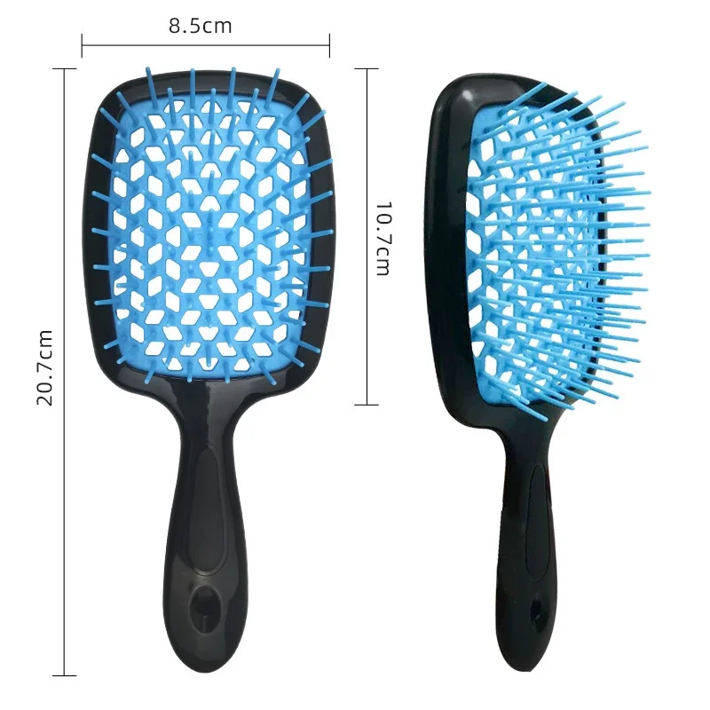 Massage Anti-static Hollow Out Wet Comb Curly Air Cushion Tangled Hair Hair Brush Hair Brushes Barber Salon Styling Tool 6
