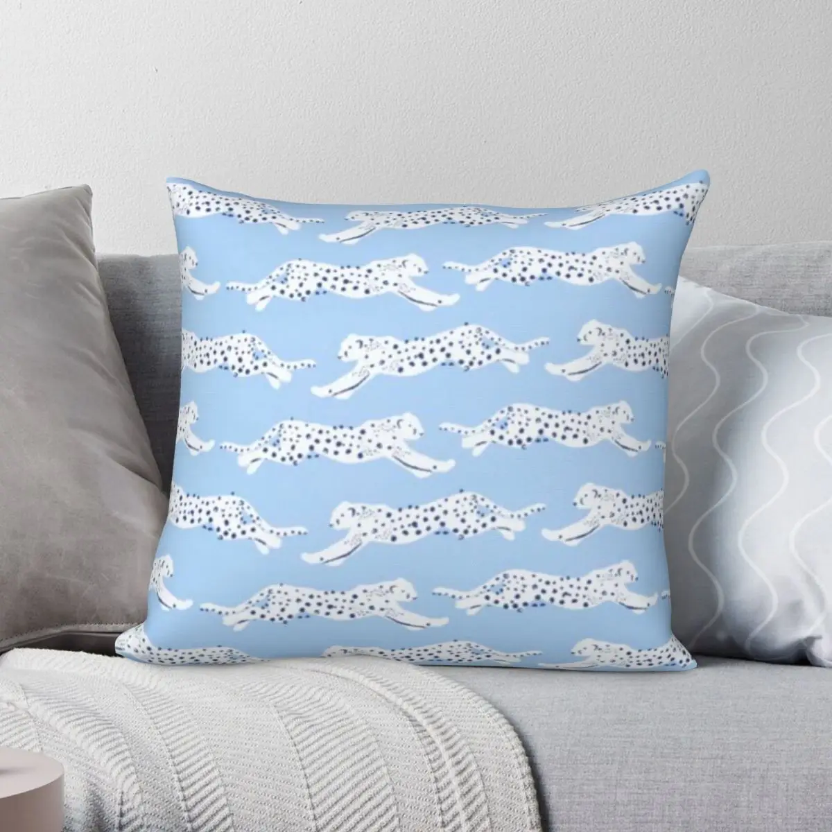 

Preppy Tiger Square Pillowcase Polyester Linen Velvet Pattern Zip Decor Home Cushion Cover Wholesale