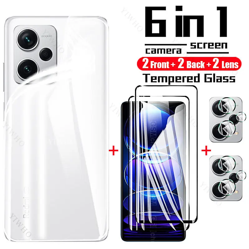 Vetro Temperato Per Xiaomi Redmi Note 12 Pro Plus Proteggi Schermo Per Redmi Note 12 Pro Accessori Per Telefono Posteriore Pellicola Protettiva