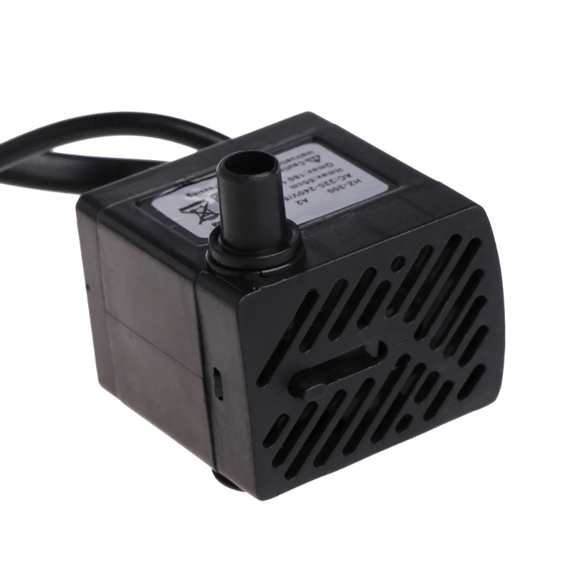 Aquarium 220V 3W Submersible Water Pump LED Fish Tank Fountain Fish Pond Tank EU Plug Aquario Water Pumps Aquatic Pet Kit