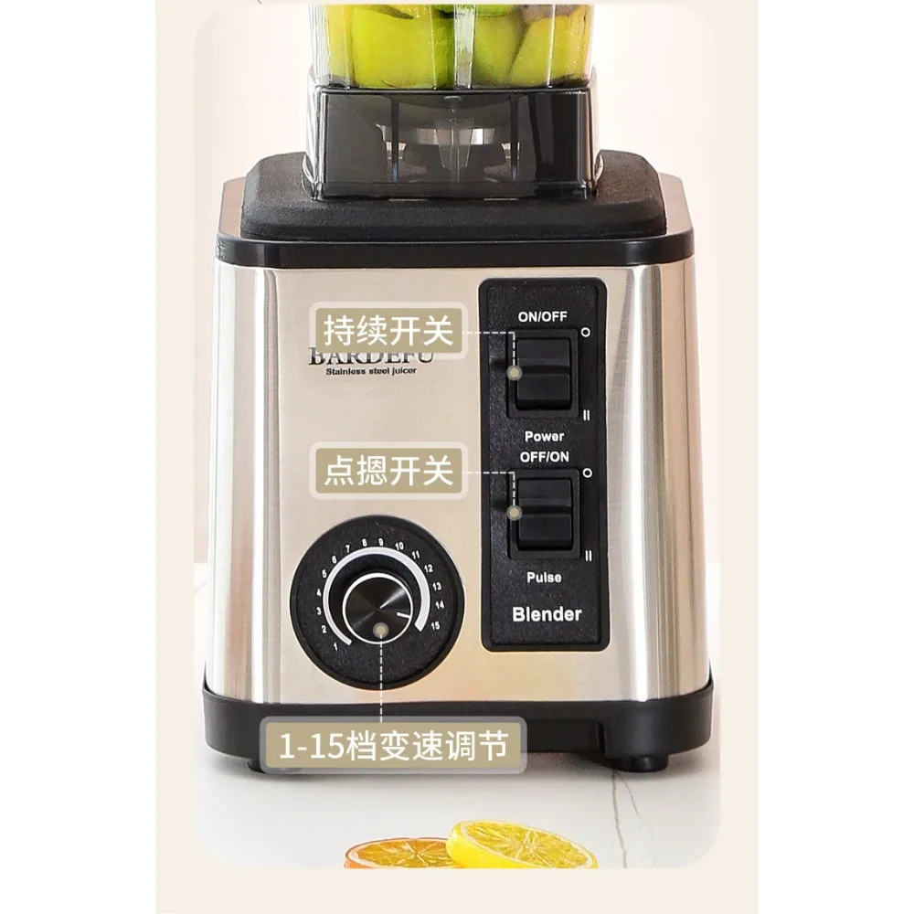 Adea220v- 3L 6 in 1 블렌더 스테인리스 스틸 대용량 야채 절단 및 얼음 분쇄기 샐러드 그라인더 고기 분쇄기 주스 제조기