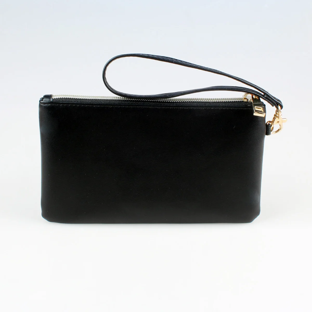 Minimalist Letter Printing  Wallet, Zipper Lightweight Women's Clutch Wallet With Wristband