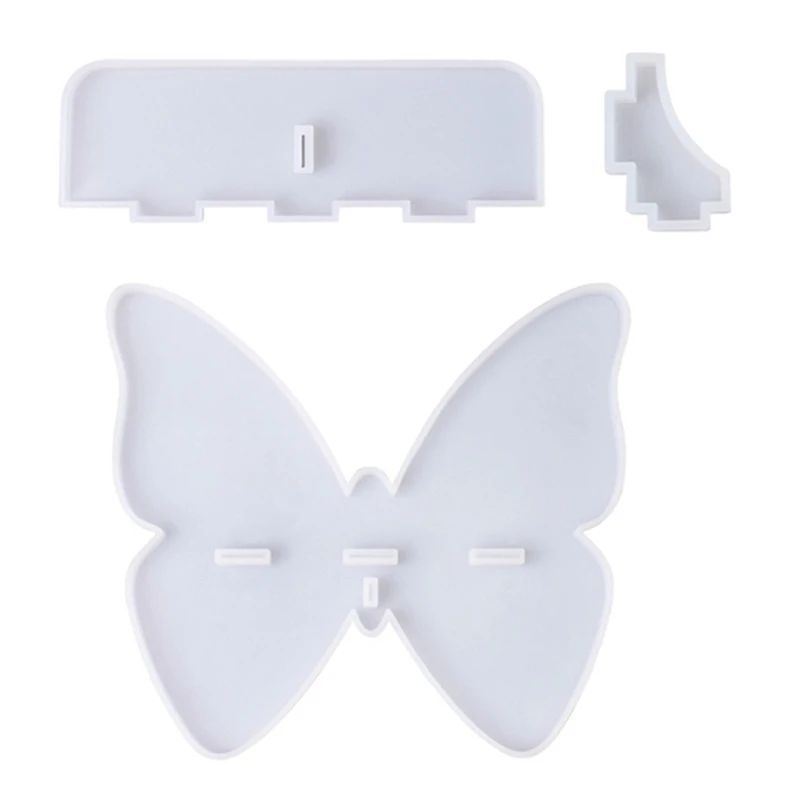 

Butterfly Wall Shelf Epoxy Resin Mold Bowknot Bracket Silicone Mould DIY Crafts Home Decorations Casting Tools