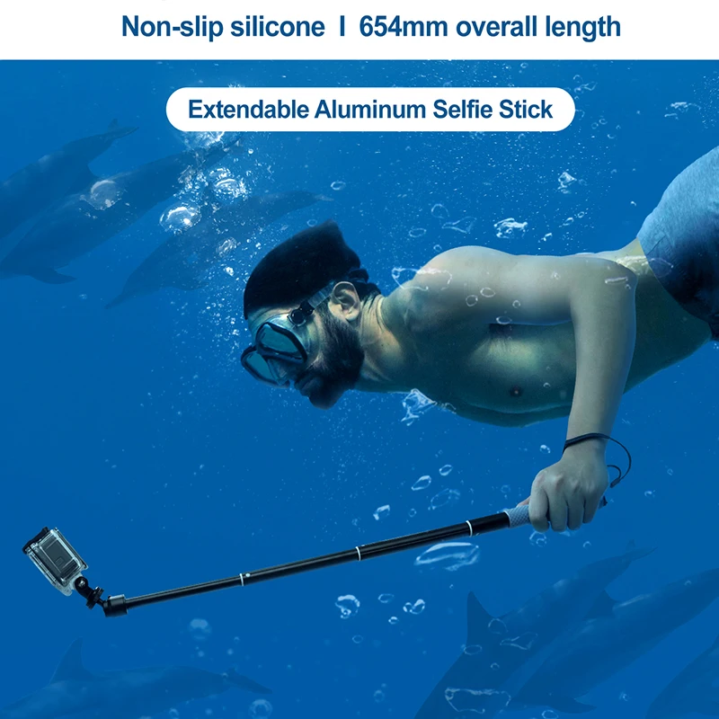 Achetez perche selfie imperméable pour GoPro et action cam, extensible 654mm, tenue en main