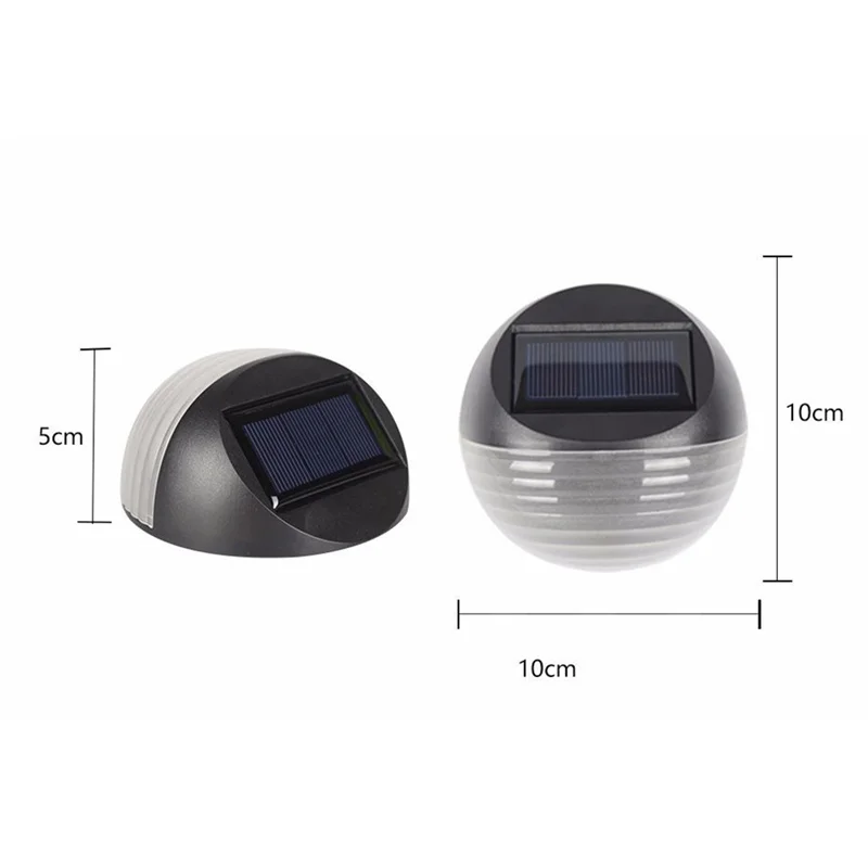 Waterproof Solar Wall Light Outdoor Garden Fence Yard Lamp