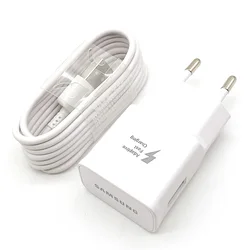 Samsung 15W Fast Charging Travel Adapter with 120CM USB - C Cable - White EU With cable