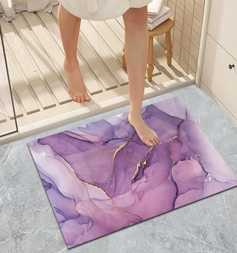 

Bathroom rug Advanced sense entry door floor mat entry floor mat Entry carpet light luxury entrance door home entry non-slip