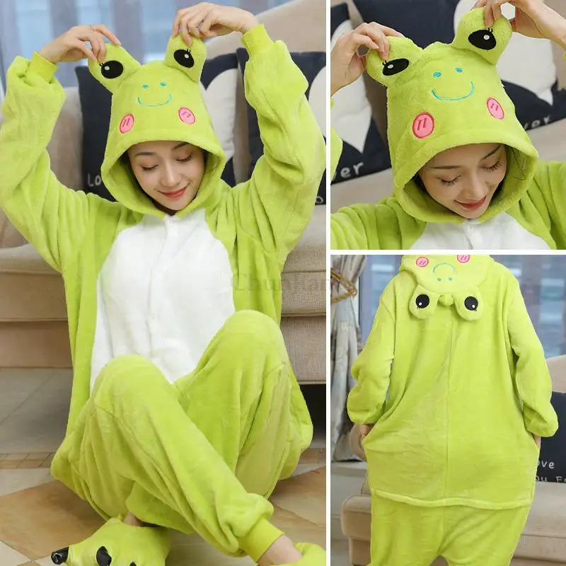 Adult Family Clothing Pajamas Sets Kigurumi Pajama Panda Licorne Anime Cartoon Blanket Sleeper Onesies
