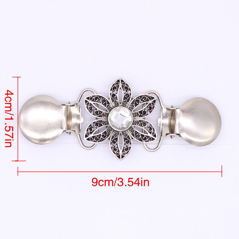 Sweater Shawl Blouse Collar Sweater Scarf Clasp Brooch Pin Jewelry Accessories Women Retro Vintage Cardigan Duck Clip Pin