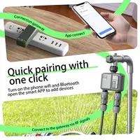 Tuya RF433 HCT-636 Автоматический таймер воды Садовая цифровая ирригационная машина Интеллектуальный спринклер для использования на открытом воздухе для экономии воды и времени — изображение 5