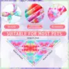 50 Pcs Tie Dye Dog Bandanas Bulk Spring Summer for Pet Grooming Salon Triangle Washable Dog Bib Kerchief for Small Medium Large 2