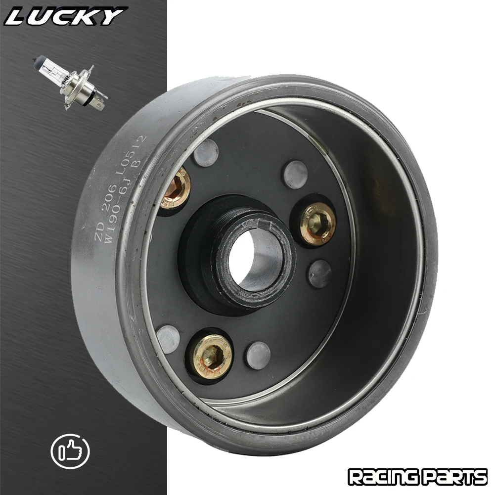 ZS190cc Motorcycles Overrunning Clutch Magneto Rotor Flywheel for ZongShen Z190 W190 1P62YML-2 Electric Starter Engine motorcycle flywheel