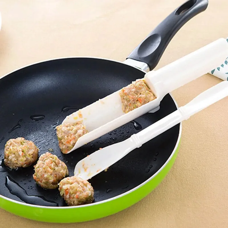 1pc Creative Kitchen Triple Meatball Maker Useful Meatball Maker Machine Fish Ball Set DIY Home Cooking Tool Kitchen Accessories